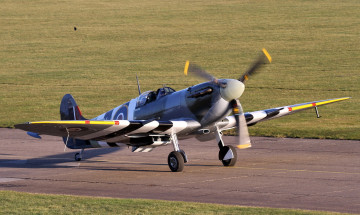 Картинка spitfire авиация лёгкие+одномоторные+самолёты истребитель