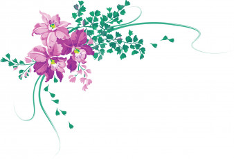 Картинка векторная+графика цветы+ flowers фон лепестки цветы
