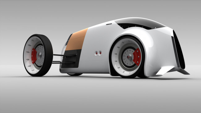 Обои картинки фото vehicle futuristic- concept, автомобили, 3д, futuristic, vehicle, car, 3d, concept