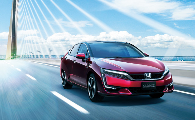 Обои картинки фото автомобили, honda, clarity, 2016г, jp-spec, cell, fuel