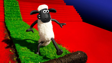 обоя мультфильмы, shaun the sheep movie, персонаж