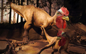 Картинка юмор+и+приколы петух динозавр чудовище дракон