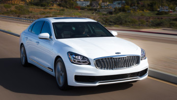 обоя kia k900 2019, автомобили, kia, белый, 2019, k900