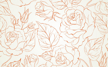 обоя векторная графика, цветы , flowers, seamless, бутоны, rose, background, цветы, текстура