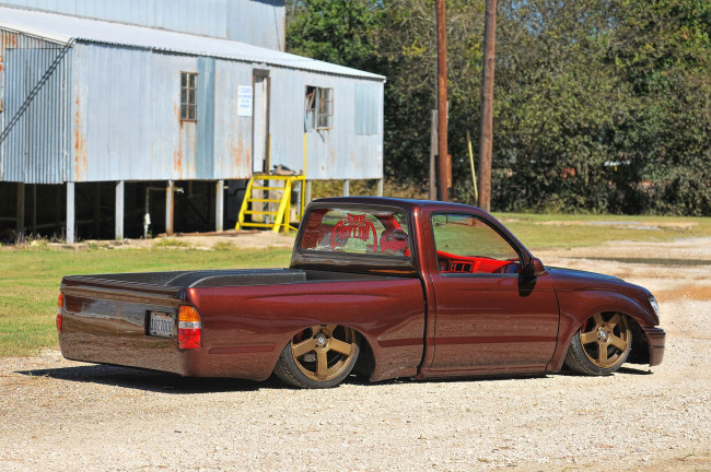 Обои картинки фото 1998-toyota-tacoma, автомобили, custom pick-up, toyota