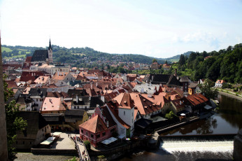 Картинка города чески-крумлов+ чехия панорама