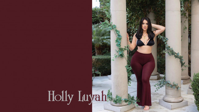 Обои картинки фото holly luyah, девушки, holly, luyah, big, beautiful, woman, толстушка, девушка, plus, size, model, модель, размера, плюс