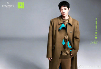 Картинка мужчины wang+yi+bo актер пальто свитер