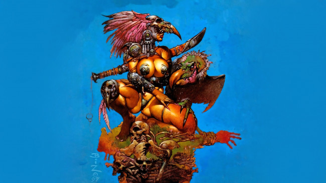 Обои картинки фото фэнтези, _simon bisley, simon, bisley