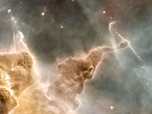 Картинка столбы пыли туманности киля космос галактики