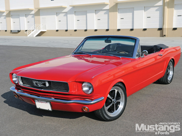 Обои картинки фото 1966, ford, mustang, convertible, автомобили