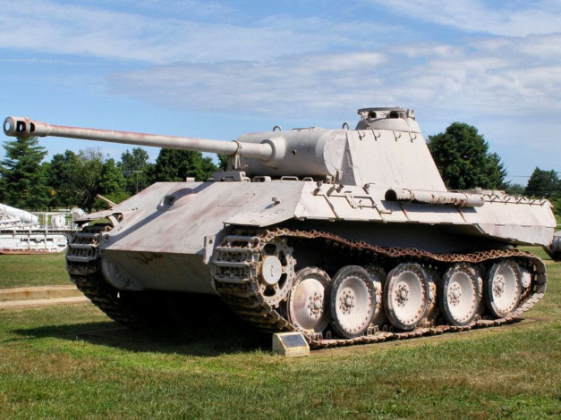 Обои картинки фото техника, военная, гусеничная, бронетехника, pz, v, пантера, танк