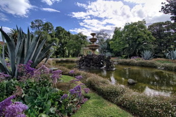 Картинка fitzroy gardens природа парк австралия