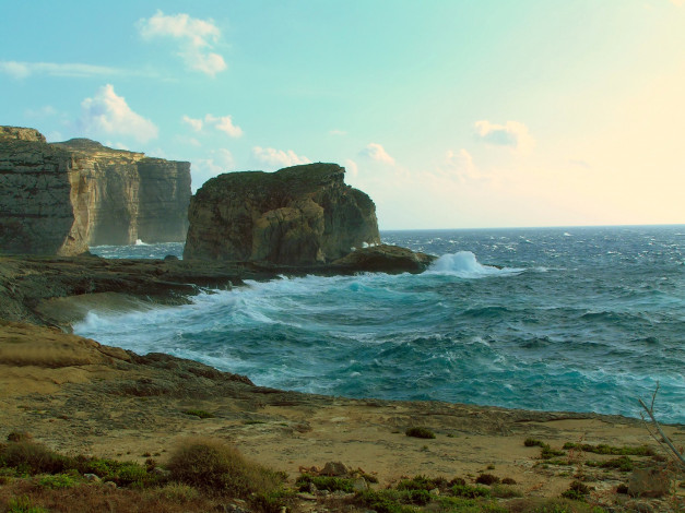 Обои картинки фото природа, побережье, океан, скалы