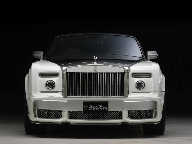 Обои картинки фото wald, rolls, royce, phantom, drophead, coupe, black, bison, edition, автомобили, розовый, зеленый