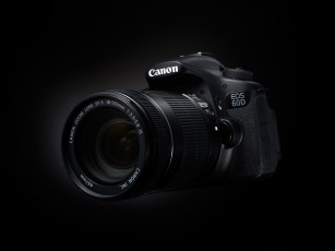 Картинка canon eos 60d бренды кенон черный фон фотоаппарат
