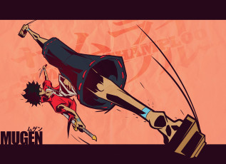 Картинка аниме samurai+champloo меч самурай mugen