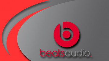 Картинка компьютеры -unknown+ разное красный логотип by dr dreaudio битс music beatsaudio серый htc beats dr-dre logo audio музыка