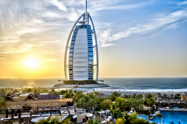 Обои картинки фото epic burj al arab, города, дубай , оаэ, отель, парус