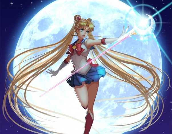 Обои картинки фото аниме, sailor moon, девушка