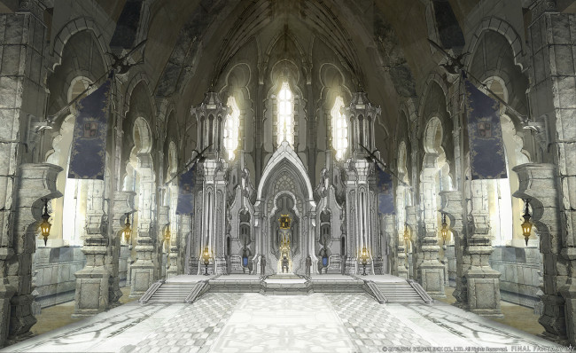 Обои картинки фото видео игры, final fantasy xiv, замок