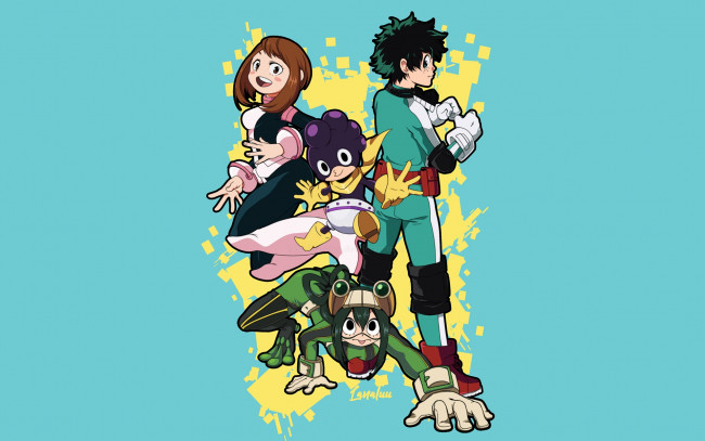 Обои картинки фото аниме, boku no hero academia, персонажи