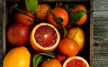обоя еда, цитрусы, мандарин, апельсин, грейпфрут
