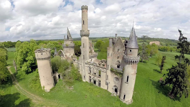 Обои картинки фото chateau de bagnac, города, замки франции, chateau, de, bagnac