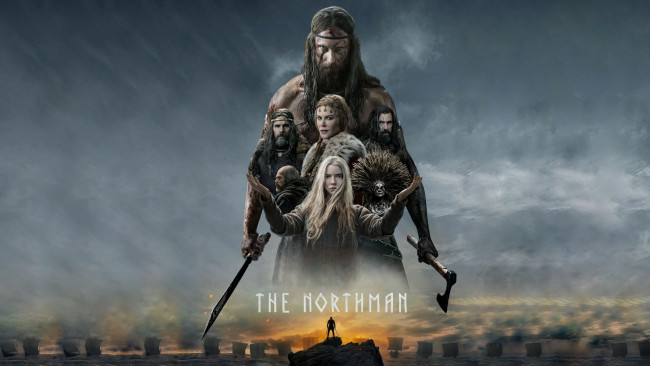 Обои картинки фото the northman || 2022, кино фильмы, the northman, alexander, skarsgard, anya, taylor, joy, николь, кидман, the, northman, варяг, фэнтези, боевик, триллер, драма