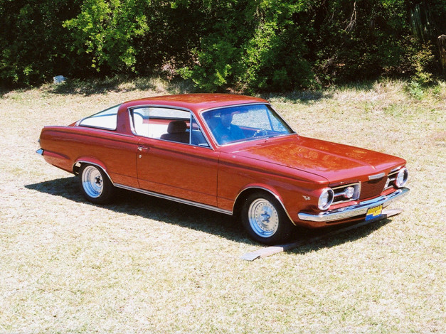 Обои картинки фото 1964, plymouth, barracuda, автомобили