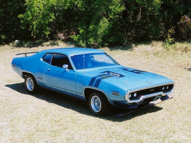 Обои картинки фото 1971, plymouth, gtx, автомобили