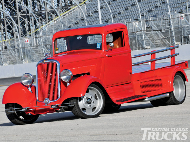 Обои картинки фото 1933, dodge, hemi, powered, truck, автомобили, custom, pick, up