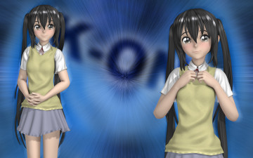 Картинка 3д графика anime аниме девушки