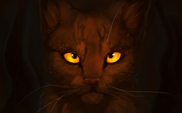 Картинка рисованные животные коты кот усы
