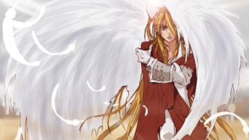 Картинка аниме +angel арт ixaga d n angel krad парень крылья