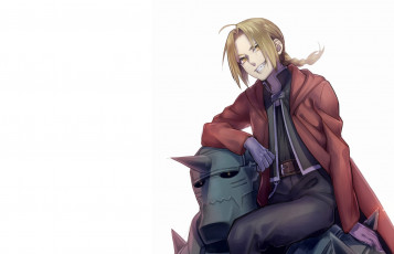 обоя аниме, fullmetal alchemist, стальной, алхимик, парни