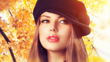 Картинка девушки анна+субботина лицо кепка взгляд осень