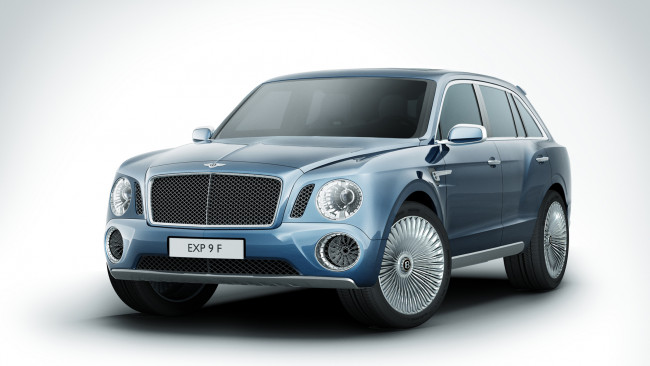 Обои картинки фото bentley exp 9f concept 2012, автомобили, 3д, crossover, 2012, concept, 9f, bentley, exp