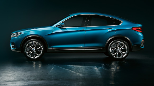 Обои картинки фото bmw x4 concept 2013, автомобили, bmw, crossover, 2013, concept, x4