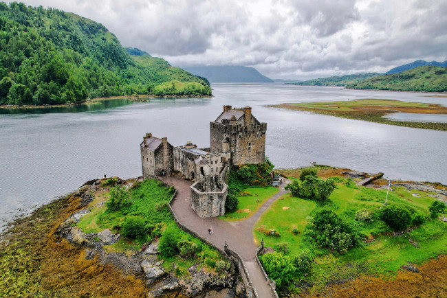 Обои картинки фото eilean donan castle, scotland, города, замок эйлен-донан , шотландия, eilean, donan, castle