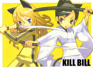 обоя kill, bill, аниме