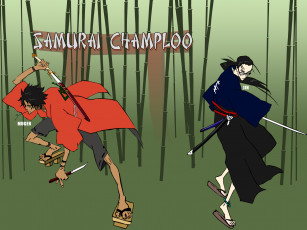 обоя аниме, samurai, champloo