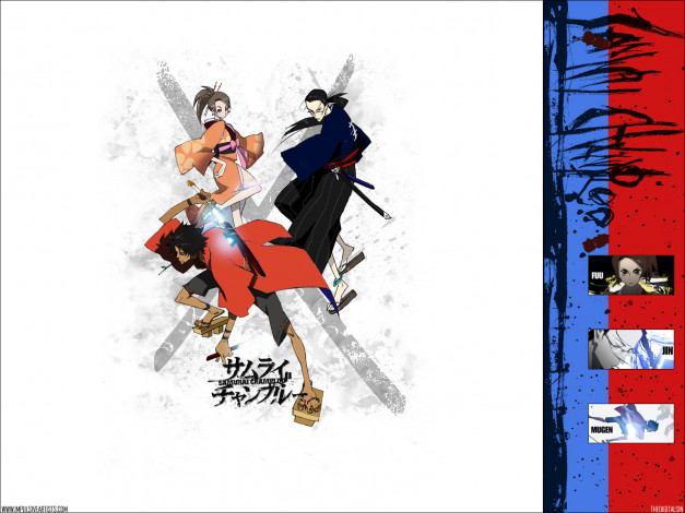 Обои картинки фото аниме, samurai, champloo