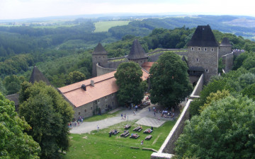 Картинка города дворцы замки крепости башни замок стены панорама