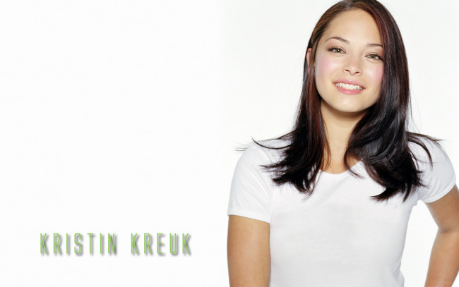 Обои картинки фото Kristin Kreuk, девушки, , , улыбка