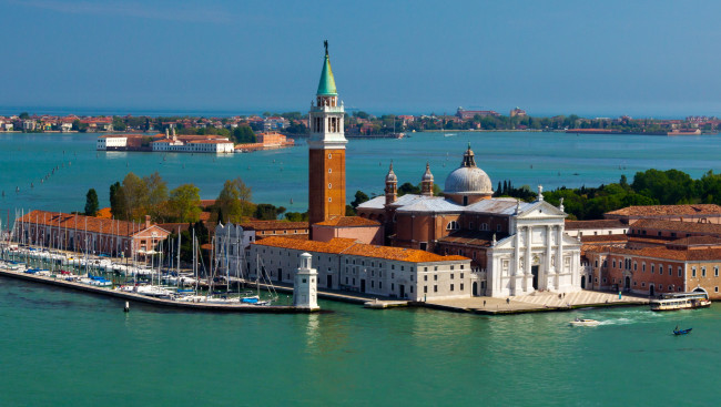 Обои картинки фото остров, san, giorgio, maggiore, venice, города, венеция, италия, храм