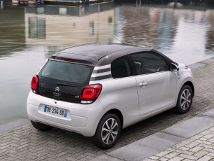 Картинка автомобили citroen c1 citroеn светлый 3-door 2014г