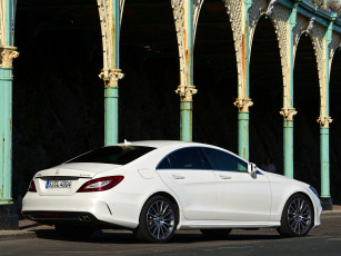 Картинка автомобили mercedes-benz amg cls 250 bluetec светлый c218 2014г sports package