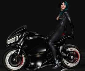 Картинка мотоциклы 3d фон мотоцикл взгляд девушка