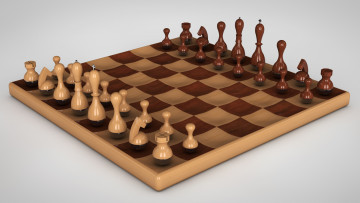 Картинка 3д+графика другое+ other шахматы доска